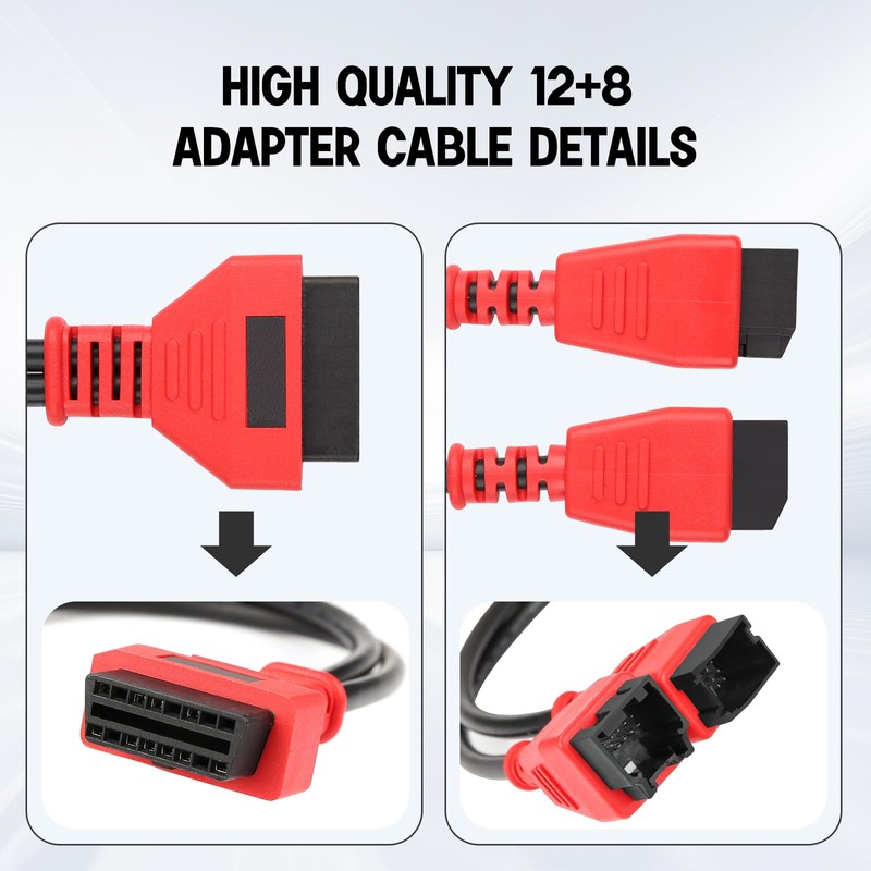 Freyoue OBD2 Adapter Cable for Chrysler 12+8 Dodge Ram Jeep