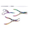 4pcs Hair Extension Tools with Pliers Wire Loop Beading Hook