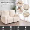Genina Recliner Loveseat Cover Stretch Couch Covers Sofa slipcover for