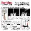 Hawkins B1010 - Válvula de seguridad para olla de presión,