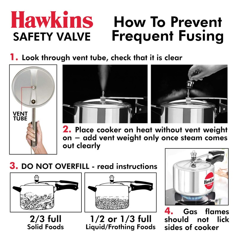 Hawkins B1010 - Válvula de seguridad para olla de presión,