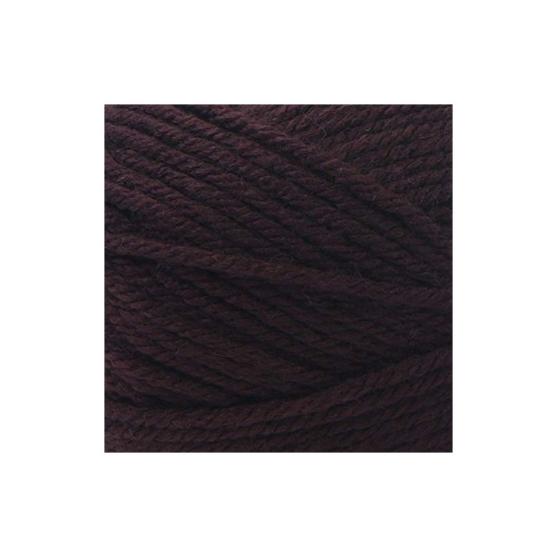 LION BRAND YARN COMPANY YARN BASIC STITCH AN EGGPLANT