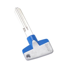 Rldym 57497FE000 Titanium Key Blank for Subaru Impreza and Forester STi Key Plate, Blue, Normal