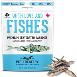 The Granville Island Pet Treatery Sardines for Dogs & Sardines for Cats (3.17 oz, Pack of 1) - Dehydrated Single Ingredient Dog Treats - Natural Dog Treats, Grain Free
