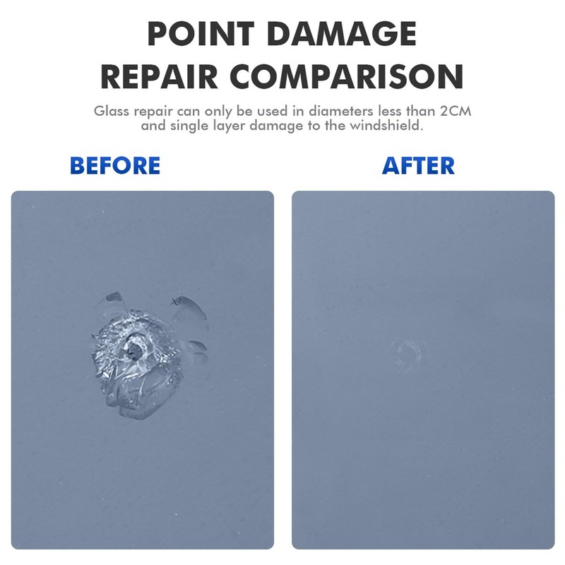 Windshield Repair Kit, Glass Crack Repair Liquid, Professional Glass Maintenance