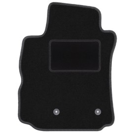 Wielganizator Car Mat - Suitable for Renault Modus Minivan 2004-2012 - Velour - Car Accessories - Car Floor Mats - Floor Mat Car - 1 Piece - Black