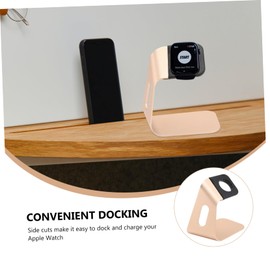 jojofuny 3pcs Aluminium Alloy Charging Stand for Gold Holder Design Convenient and Comfortable Viewing Angle for Easy Use