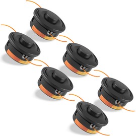 25-2 Bump Feed Trimmer Head fit for Stihl FS55 FS55R FS56 FS56RC FS70 FS70R FS80 FS85 FS90 FS90R FS91R FS94R FS100RX FS110 FS111RX FS120 FS130 FS131 FS240, Part # 4002 710 2191, 4002 710 2108 (6-PACK)