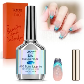 SAGEBIO Cat Eye Gel Nail Polish 8ml, Long-Lasting Magnetic Cat Eye Gel 12