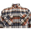 BOCOMAL FR Shirts for Men Flannel Plaid 8.5oz Heavyweight Fire