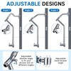 G-Promise All Metal Shower Diverter with Low Holder, Extended 13.5