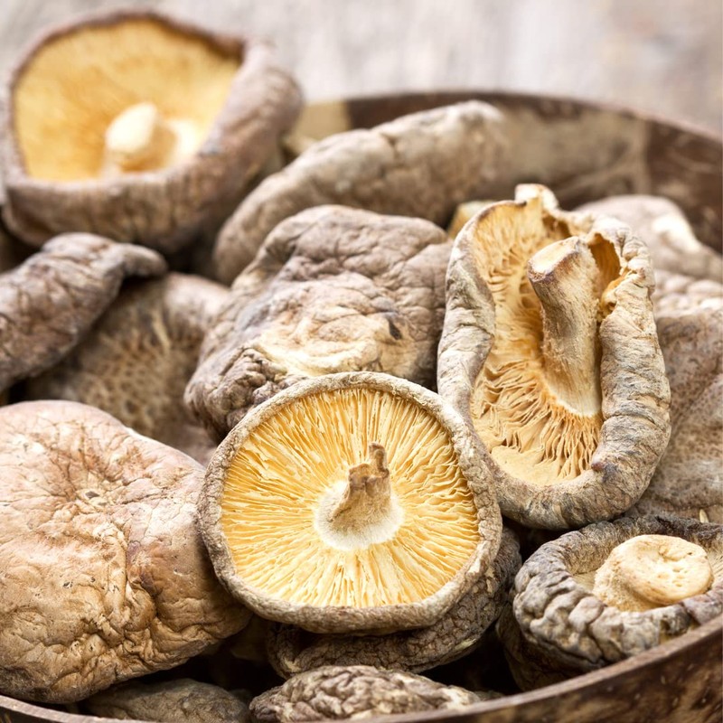 IDDA Herbal Dried Shiitake Mushrooms, 200g, Organic, 100% Natural, Vegan,
