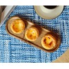 VSUINGO Small Wooden Oval Tray (11.3 x 4.1 inch), Mini