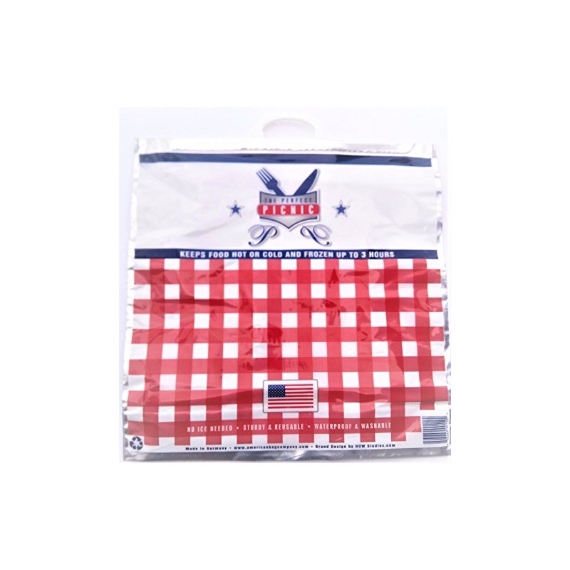 American Bag Company Thermal Bag (1 Picnic Bag) - Red,