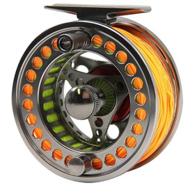 ANGLER DREAM Fly Fishing Reel wih Line Combo WF 3WT Fly Reel Preloaded Fly Line spool 3/4WT Fly Reel