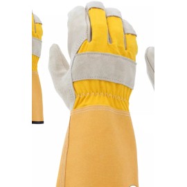 Shelby 4167 Buttermilk Pigskin Gloves SIZE L; made In USA