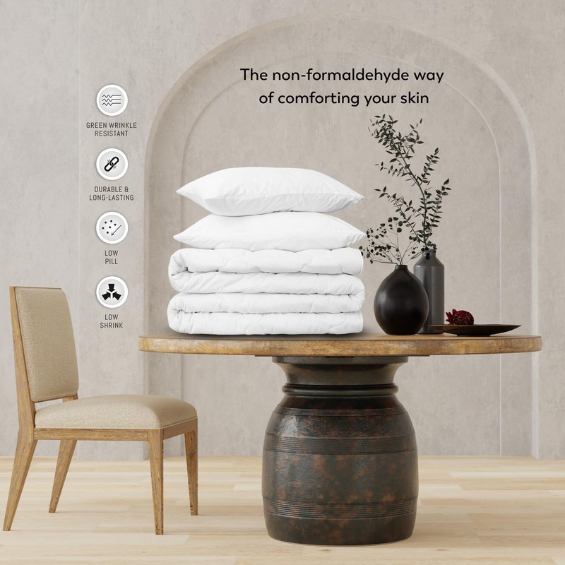 Purity Home 100% Cotton Fitted Sheet Single Bed 90 x