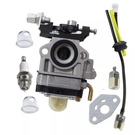 Wang8246 Carburetor For Badger WB26BCI 26cc 2-cycle 2-in-1 Straight Shaft Grass Trimmer