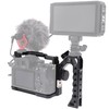 A7 IV Cage Support, Hersmay Camera Cage with Top Handle