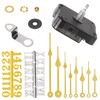 Glarks 12pcs 23MM Golden High Torque Long Shaft Clock Movement