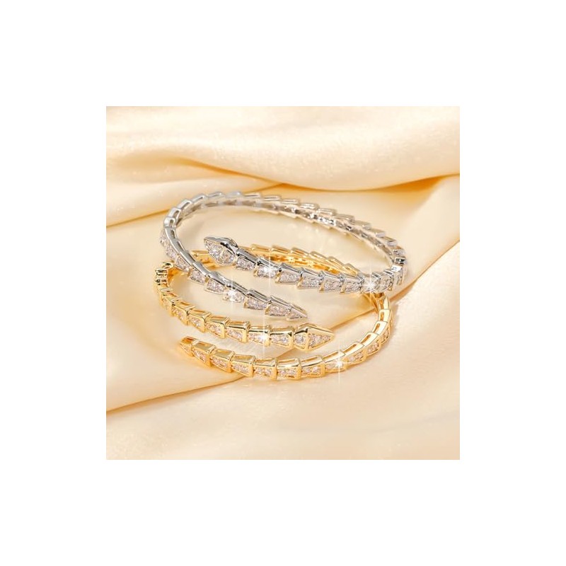 SVNXI Bracelet Snake Shape Adjustable Bangle Fashion Classic Style Male