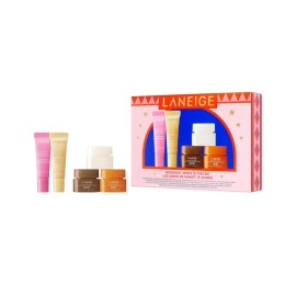 Laneige Midnight Minis Holiday Gift Set 5pc Lip Sleeping Masks & Lip Glowy Balms