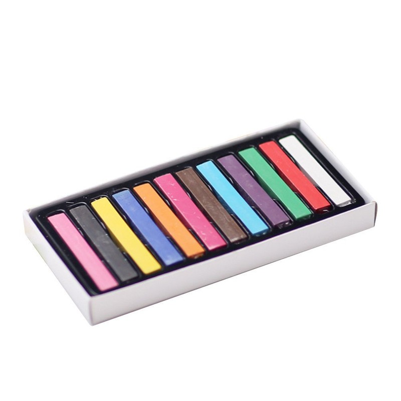 TRUYOO 12 Colors Temporary Color Non-toxic Hair Chalk Dye Hair