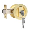 Dontay Pocket Door Lock with Key, Contemporary Entrance Sliding Barn