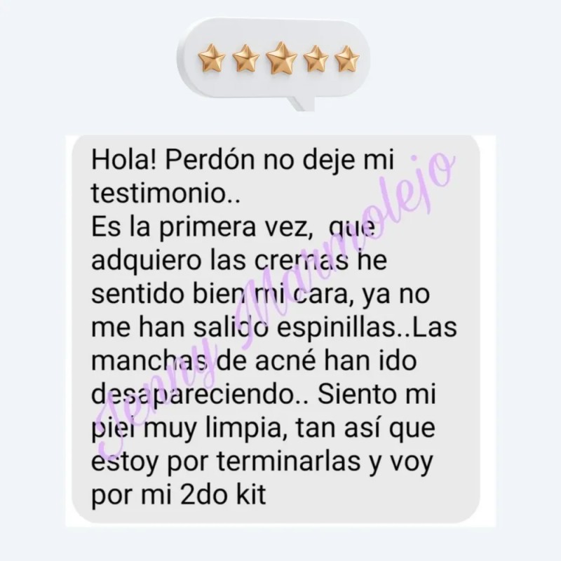 Tratamiento Desmanchador Quita Mancha Trio Paño Acne Melasma