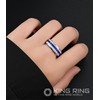 King Ring 8mm Stones Line Ring – Extra Polished Stainless