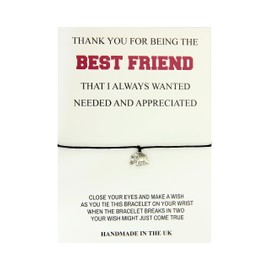 Lucor Best Friend Bestie Gifts | Friendship Elephant Wish String Bracelet | Graduation Gifts | Christmas Birthday Gifts | Gifts for Friend