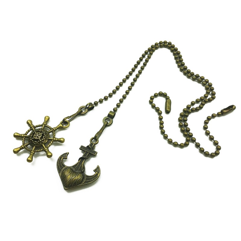 Hyamass Ceiling Fan Pull Chain Extenders with Charm Pendant -