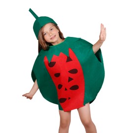 Matissa Kids Fruits Vegetables and Nature costumes Suits outfits Fancy Dress Party Boys and Girls (Watermelon)