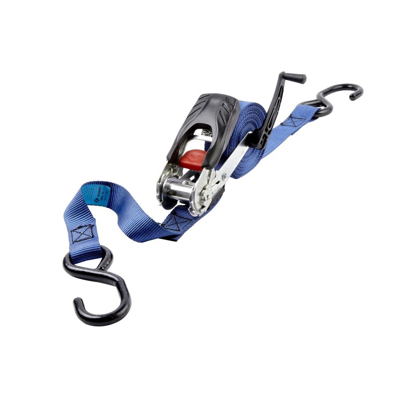 Ring RLS12 Ratchet Strap with S-Hook Clips, for Trade, Deliveries,