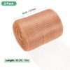 M METERXITY 2-Pack Copper Mesh 5 Inch x 49.2ft, Copper