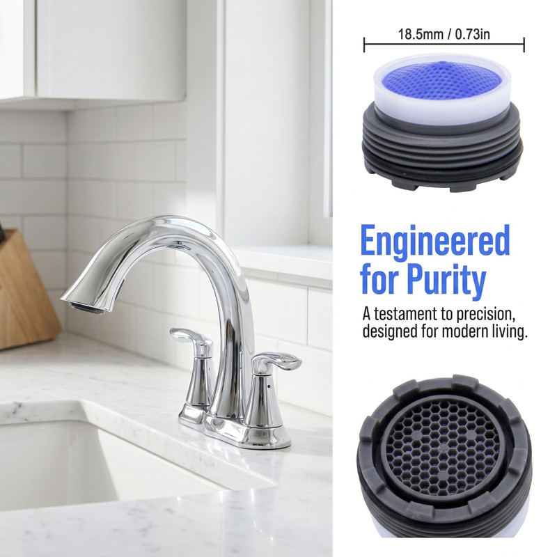 2 Pack Faucet Aerator Replacement Kit for Moen 137401, 1.5