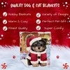 Yorkipoo Dog Blanket - Christmas Gingerbread Candyfest - Super Soft