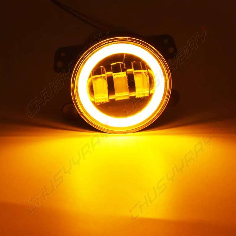 CHUSYYRAY For 2003-2009 Hummer H2 Pair Bumper LED Fog Lights