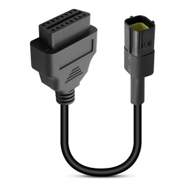 QLZOZB 4 Pin to 16 Pin OBD2 Adapter Cable Replace 3824-26 Fit for KUBOTA Vehicles for OBD II Diagnostic Scanner for Scanning Diagnostic Tool Adapter