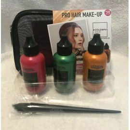 L'Oréal Loreal Pro Hair Make-Up Kit, Midnight Fuchsia, Mystic Forest, Spice is Nice
