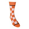 Tennessee Checkerboard Orange and White Men's Socks | Apparel Gift