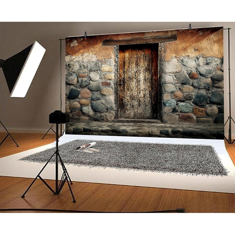 7X5ft Stone Wall Photo Backdrop Ancient Jerusalem Buildings Photography Background,