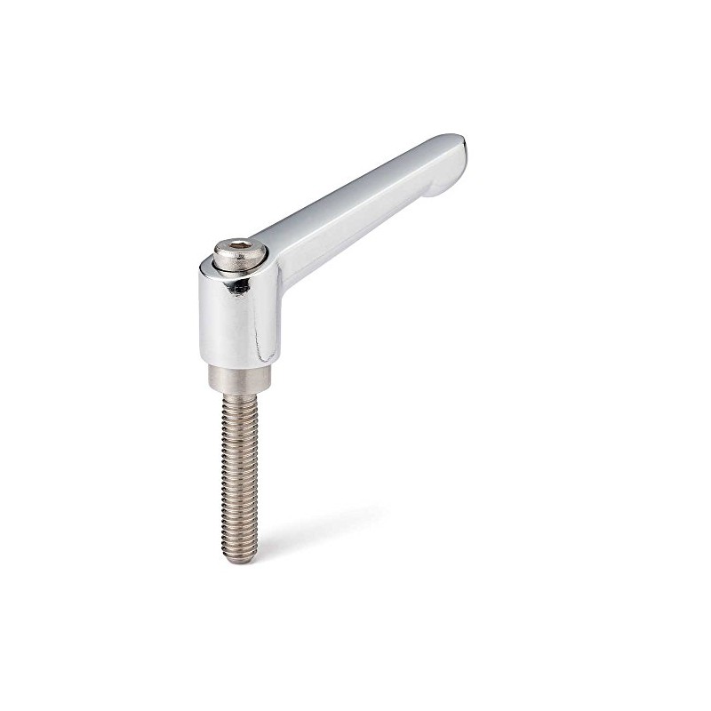NBK LDMS-10-80-CR Mechanical Element Parts Clamp Lever (Male Thread)