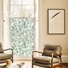 Flortlias Botanical Leaf Privacy Window Sticker, Removable Static Cling Double-Sided