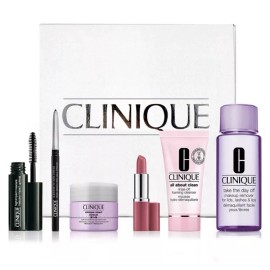Clinique Sealed Clinique 6 Piece Great Skin Great Look Kit - Make Up Eyeliner Cleanser