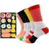 Arcade Sushi Socks, Value Set of 5 Pairs for Spring