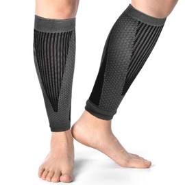 TICKLELY 1 Paar Kompressionsstrümpfe Herren Damen –Wadenbandage Muskelfaserriss, Fußlose Waden Kompressionsstrümpfe zur Abhilfe bei Schienbeinkantensyndrom und Krämpfen, Sport