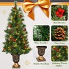 BestComfort 3ft Pre-lit Artificial Christmas Tree for Entrance, 40 Led