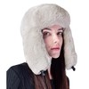 IBLUELOVER Women Bomber Hat Faux Fur Trapper Hat Winter Ushanka