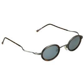 Small oval vintage retro 80s Sunglasses. Free Microfiber Cleaning Case Included.